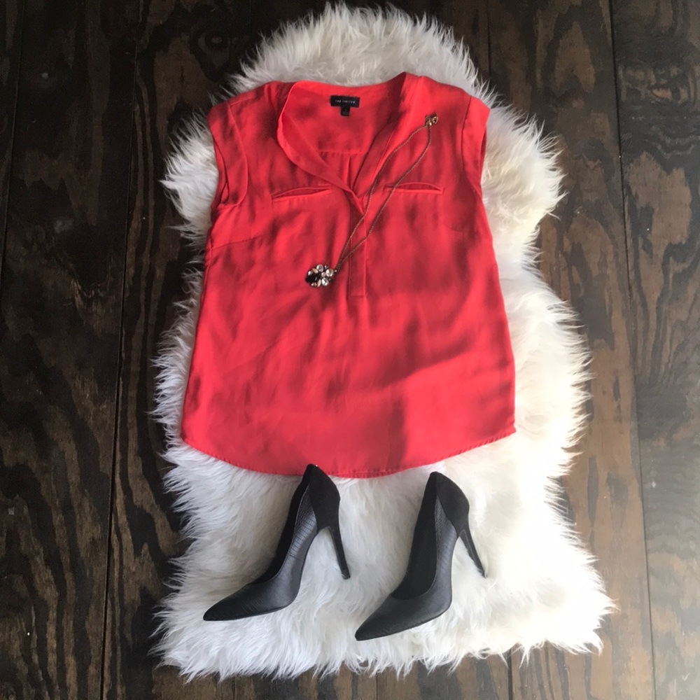 The Limited Blouse Cherry Pink!